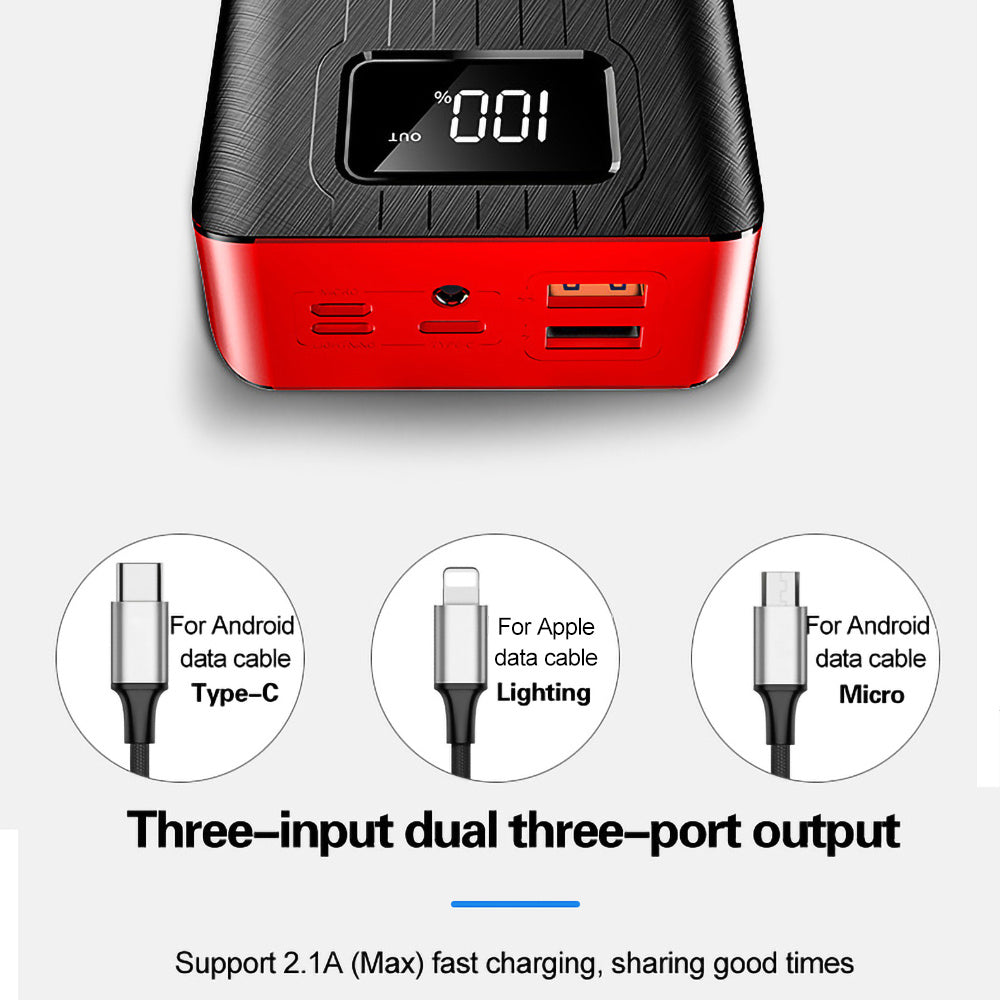 Large-capacity charging treasure 30000 mAh shell