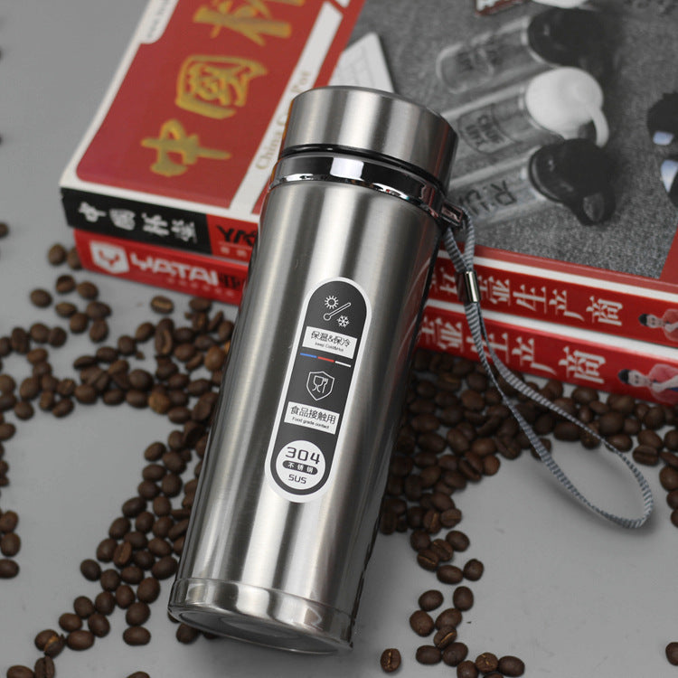 Stainless Steel Gradient Color Large-capacity Vacuum Flask