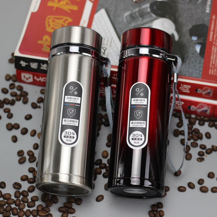Stainless Steel Gradient Color Large-capacity Vacuum Flask