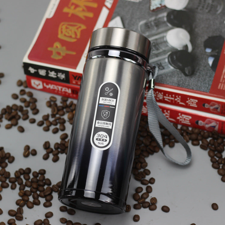Stainless Steel Gradient Color Large-capacity Vacuum Flask
