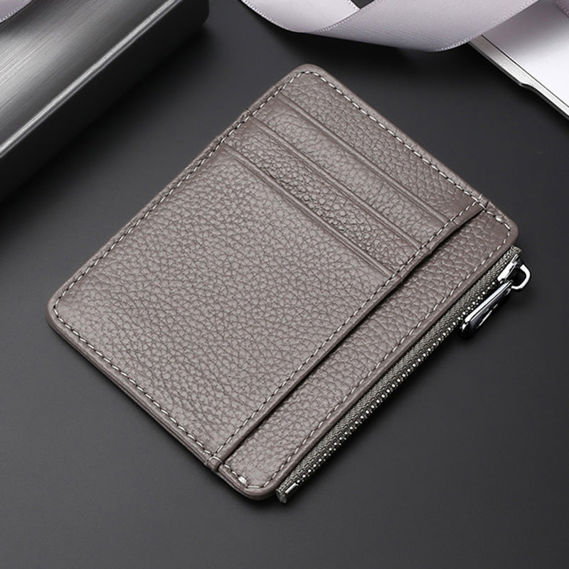 Leather Card Holder First Layer Cowhide Card Holder