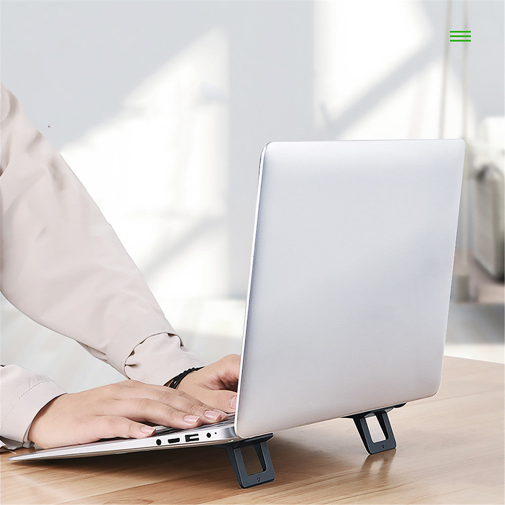 Notebook base portable foot pad stand