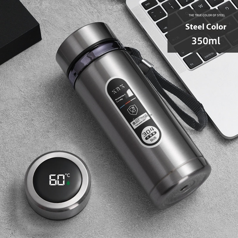 Stainless Steel Gradient Color Large-capacity Vacuum Flask